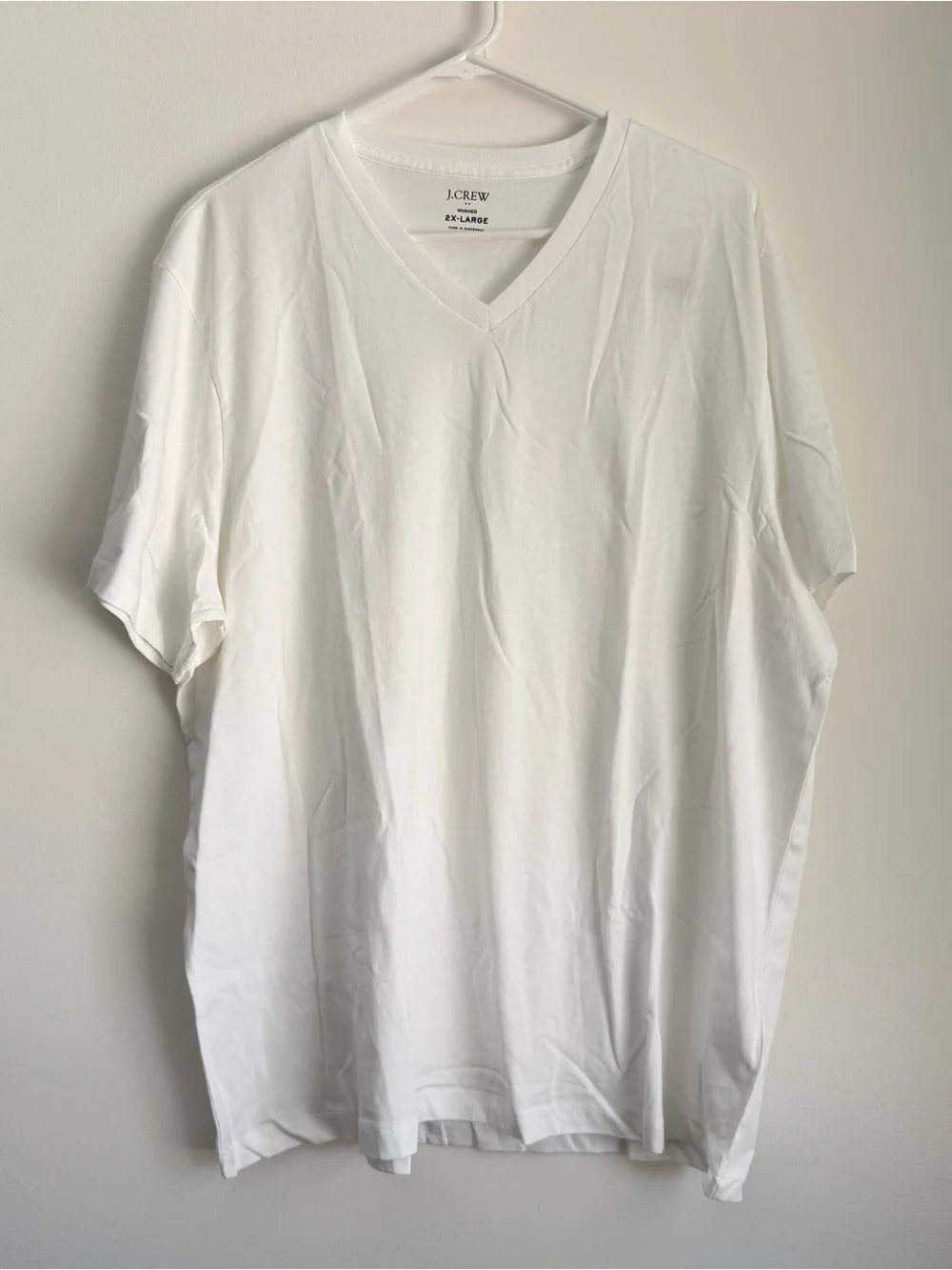 J. Crew Washed Jersey V-neck Tee Size 2XL